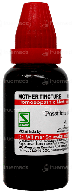 Dr Willmar Schwabe Passiflora Incarnata Q Mother Tincture 30Ml Dr Willmar Schwabe Passiflora Incarnata Q Mother Tincture 30Ml